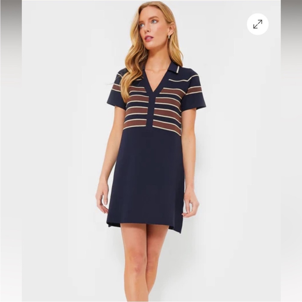 Tuckernuck midnight cacoa wright polo dress